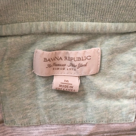 Men’s Banana Republic Striped Polo M - Picture 2 of 2